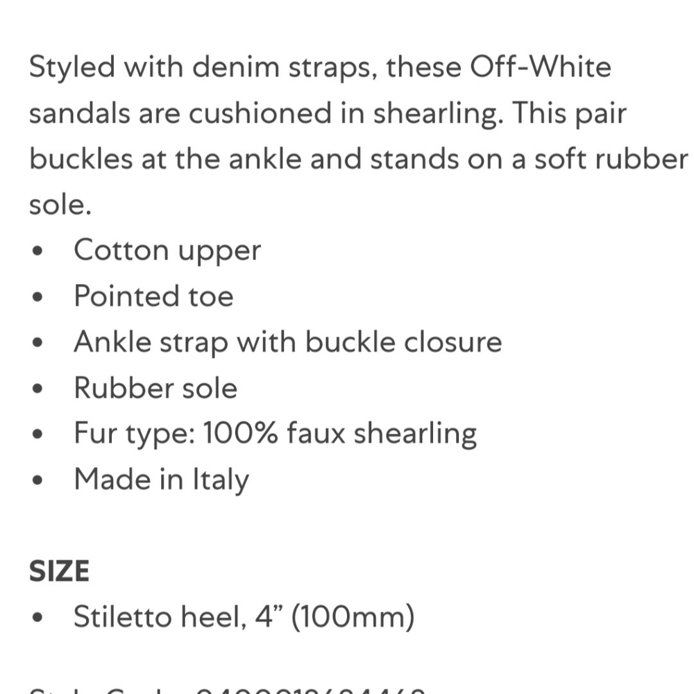 Off-White Sandal - image 4